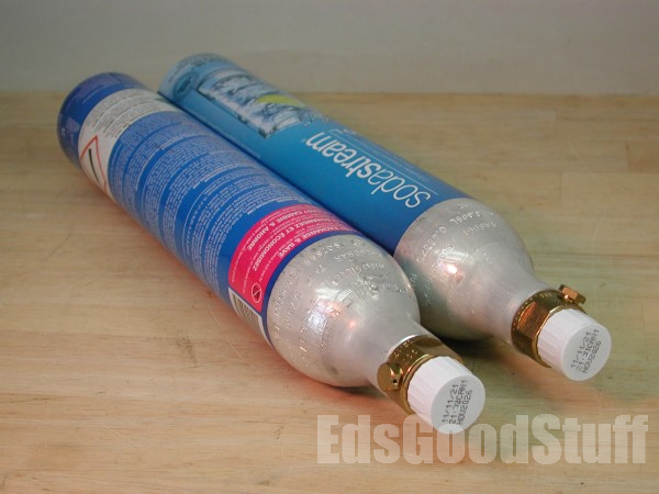 (image for) Empty 60L 14.5oz - SODASTREAM CO2 CANNISTERS - lot of 2 - Click Image to Close
