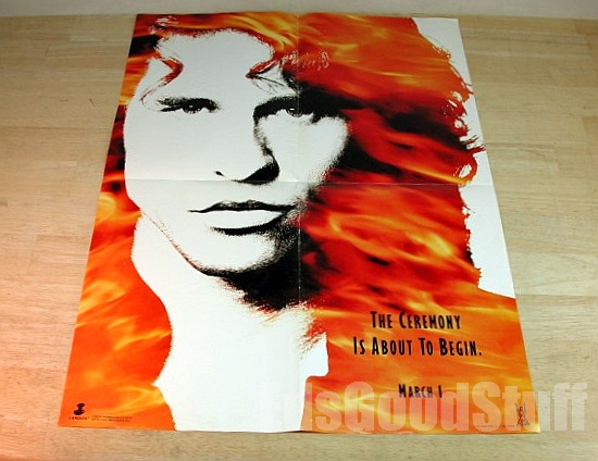 (image for) Movie poster - THE DOORS - 1991, record store promo, Val Kilmer - Click Image to Close