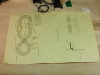 (image for) Marx 1960's - GRAND PRIX ROAD RACE SLOT CAR TRACK - & access.