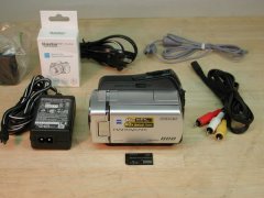 (image for) Sony DCR-SR46 HandyCam - HARD DRIVE CAMCORDER - w/new battery