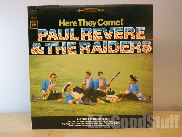 (image for) Vinyl 12" LP - PAUL REVERE AND THE RAIDERS : HERE THEY COME - - Click Image to Close