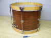 1970's Ludwig drum MARCHING SNARE TOM, wood, all original
