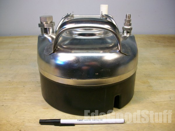 Amicon ONE GALLON PRESSURE VESSEL - vacuum canister, 125 PSI - Click Image to Close