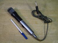 Allied M 3311 - DYNAMIC MICROPHONE w/stand/10K impedance, tested