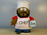 South Park plush figure - CHEF - doll, new with tags, 14" size