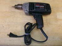 Craftsman Sears - 1/2 INCH REVERSIBLE DRILL - 600rpm/made in USA