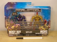 Real Steel action figure - NOISY BOY versus MIDAS - 2 pack, new