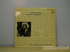 Vinyl record album CHARLIE CHRISTIAN - Columbia CL 652 33rpm LP
