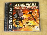 Playstation 1 PS1 - STAR WARS DEMOLITION - black label, complete