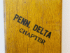 Gettysburg College Penn. 1950 Xmas PADDLE Sigma Alpha Echelon