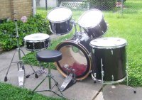 Yamaha Rydeen DRUM SET drums, with upgrades, throne, Tama pedal