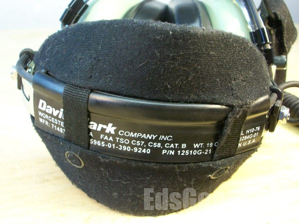 David Clark H10-76 - PILOT HEADSET - prof. airplane type, tested - Click Image to Close