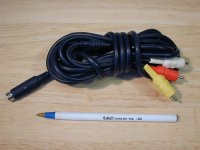 Sega Genesis STEREO AUDIO VIDEO CABLE, tested