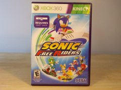 XBox 360 game - SONIC FREE RIDERS - hedgehog game, complete