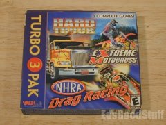 3 pc games - NHRA Drag Racing, Hard Truck, Extreme Motocross