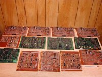 13 circuit boards from KAWAI DX1700 DX 1700 ORGAN, IC chips+