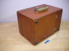 1940's Gray E-3043-S MILLIVOLT POTENTIOMETER, wooden case