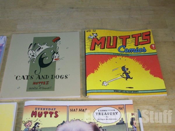 Five Patrick McDonnell - MUTTS - softcover books, comic classic - Click Image to Close