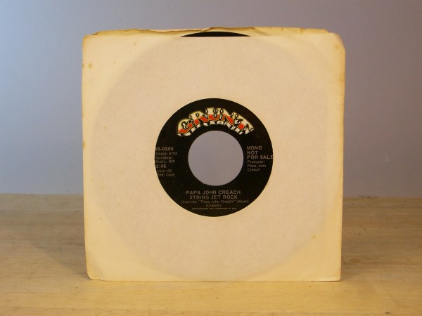 (image for) Vinyl 7" Promo - PAPA JOHN CREACH - String Jet Blues -1971 Grunt - Click Image to Close