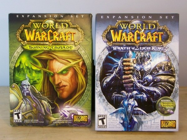 (image for) World of Warcraft expansions BURNING CRUSADE, WRATH OF LICH KING - Click Image to Close