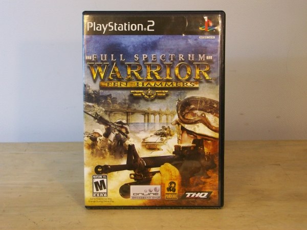 (image for) Playstation 2 PS2 game - FULL SPECTRUM WARRIOR TEN HAMMERS - - Click Image to Close