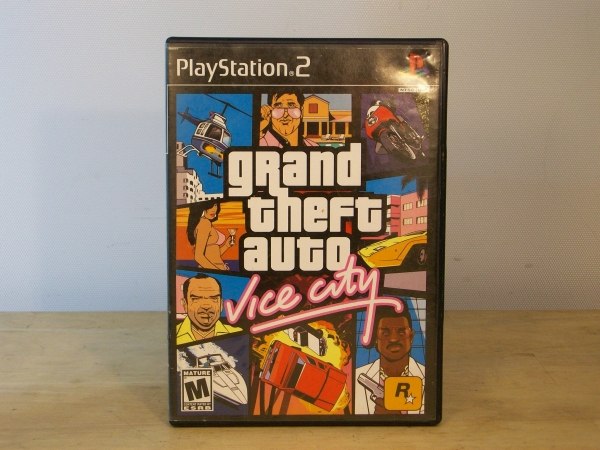 (image for) Playstation 2 PS2 game - GRAND THEFT AUTO: VICE CITY - w/case - Click Image to Close