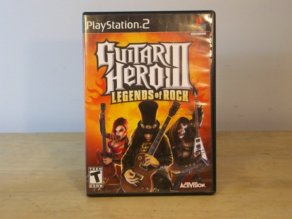 (image for) Playstation 2 PS2 game GUITAR HERO III LEGENDS OF ROCK -complete - Click Image to Close