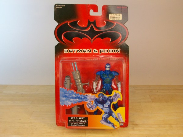 (image for) Kenner Batman & Robin action figure - ICEBLAST MR. FREEZE - from 1997, new/sealed - Click Image to Close