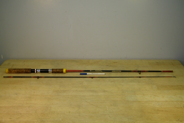 (image for) Vintage Penn FRESHWATER FISHING POLE rod, custom tubeular fiberg - Click Image to Close