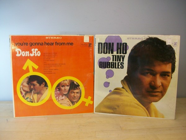 (image for) Vinyl 12" LPs - DON HO: TINY BUBBLES & YOU'RE GONNA HEAR FROM ME - Click Image to Close