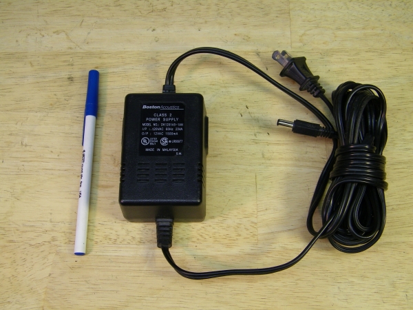 (image for) Boston Acoustics POWER SUPPLY, model DK1201A5-1AN - 12vac/1500ma - Click Image to Close